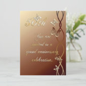 Einladung zum 50. Jahrestag (Stehend Vorderseite)