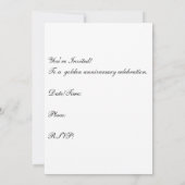 Einladung zum 50. Jahrestag (Rückseite)