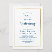 Einladung zum 50-jährigen Foto - jedes Jahr (Rückseite)