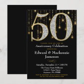 Einladung zum 50-jährigen Jubiläum Black Gold Diam (Vorne/Hinten)