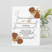 Einladung zum 50-jährigen Jubiläum, Grüne Wedding  (Stehend Vorderseite)