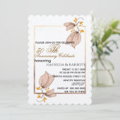 Einladung zum 50-jährigen Jubiläum, Grüne Wedding (Stehend Vorderseite)