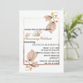 Einladung zum 50-jährigen Jubiläum, Grüne Wedding (Stehend Vorderseite)