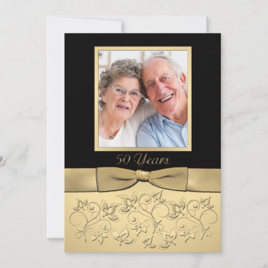 Einladung zum 50-jährigen Jubiläum mit Foto Beilag (Vorderseite)