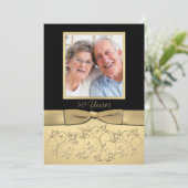 Einladung zum 50-jährigen Jubiläum mit Foto Beilag (Stehend Vorderseite)