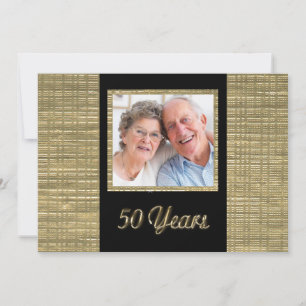 Einladung zum 50-jährigen Jubiläum mit Fotoeinlage