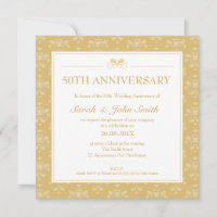 Einladung zum 50-jährigen Jubiläum von Damask Squa