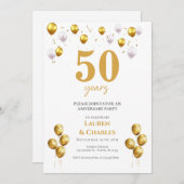 Einladung zum 50. Jubiläum (Vorne/Hinten)