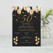 Einladung zum 50. Jubiläum (Stehend Vorderseite)