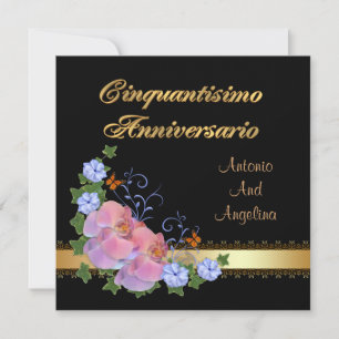 Einladung zum 50. Jubiläum, italienisch