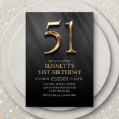 Einladung zum 51. Geburtstag
