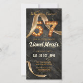 Einladung zum 57. Geburtstag (Vorderseite)