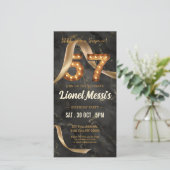 Einladung zum 57. Geburtstag (Stehend Vorderseite)