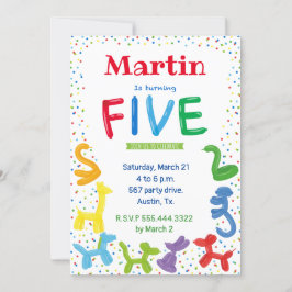 Einladung zum 5. Geburtstag