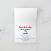 Einladung zum 5. Geburtstag (Innenseite)