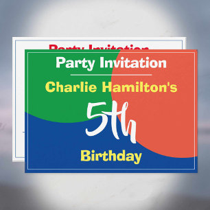 Einladung zum 5. Geburtstag