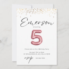 Einladung zum 5. Geburtstag