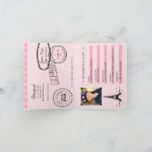 Einladung zum 5. Geburtstag Paris Pass (Innenseite)