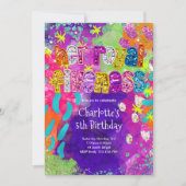 Einladung zum 5. Geburtstag - Royal Fiveness (Vorderseite)