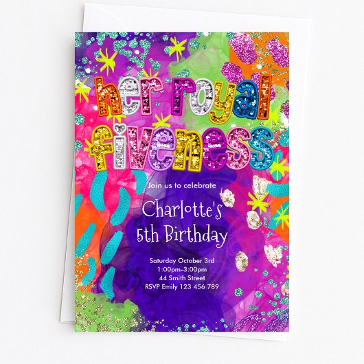 Einladung zum 5. Geburtstag - Royal Fiveness