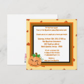 Einladung zum 5x5 Pumpkin Patch Halloween-Party (Vorne/Hinten)