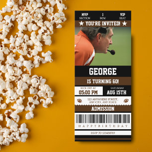 Einladung zum 60. Fußballticket Geburtstag