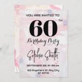 Einladung zum 60. Geburtstag (Vorne/Hinten)