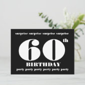 Einladung zum 60. Geburtstag (Stehend Vorderseite)