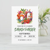 Einladung zum 60. Geburtstag (Stehend Vorderseite)