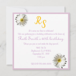 Einladung zum 60. Geburtstag