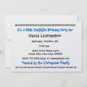 Einladung zum 60. Geburtstag (Rückseite)