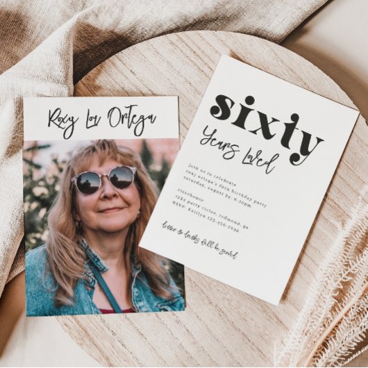 Einladung zum 60. Geburtstag | Foto 60. Geburtstag