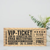 Einladung zum 60. Geburtstag (personalisierbar) (Stehend Vorderseite)