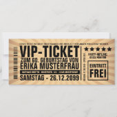 Einladung zum 60. Geburtstag (personalisierbar) (Vorderseite)