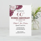 Einladung zum 60. Hochzeitstag (Stehend Vorderseite)