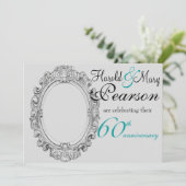 Einladung zum 60. Hochzeitstag (Stehend Vorderseite)