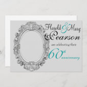 Einladung zum 60. Hochzeitstag (Vorne/Hinten)