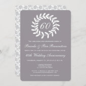 Einladung zum 60. Silberjubiläum - Laurel (Vorne/Hinten)
