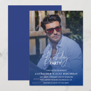 Einladung zum 61. Geburtstag Geburtstagsfeier Foto