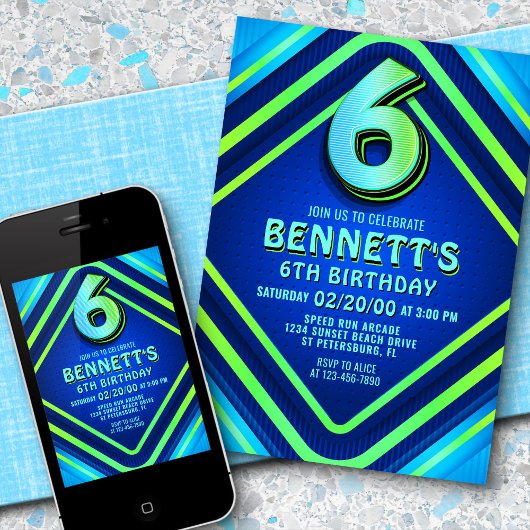 Einladung zum 6. Geburtstag