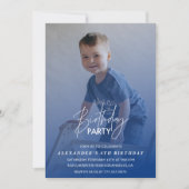 Einladung zum 6. Geburtstag Geburtstagsfeier Foto (Vorderseite)