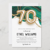 Einladung zum 70. Geburtstag (Vorderseite)