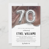 Einladung zum 70. Geburtstag (Vorderseite)