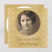 Einladung zum 70. Geburtstag (Vorne/Hinten)