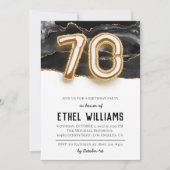 Einladung zum 70. Geburtstag (Vorderseite)