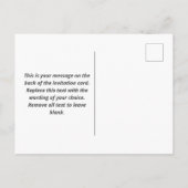 Einladung zum 70. Geburtstag (Rückseite)