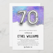 Einladung zum 70. Geburtstag (Vorne/Hinten)