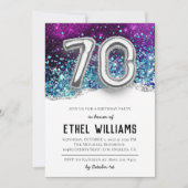 Einladung zum 70. Geburtstag (Vorderseite)