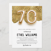 Einladung zum 70. Geburtstag (Vorne/Hinten)