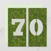 Einladung zum 70. Geburtstag (Vorne/Hinten)